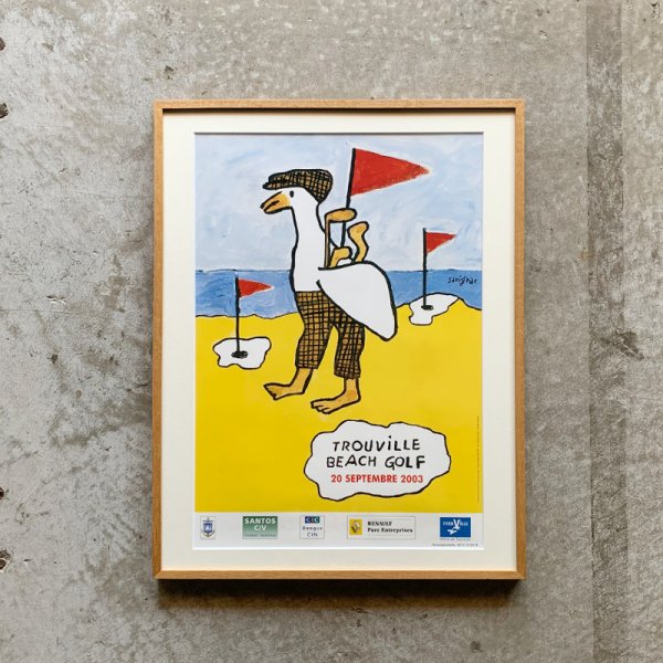 Raymond Savignac Poster / Beach Golf de Trouville 2001