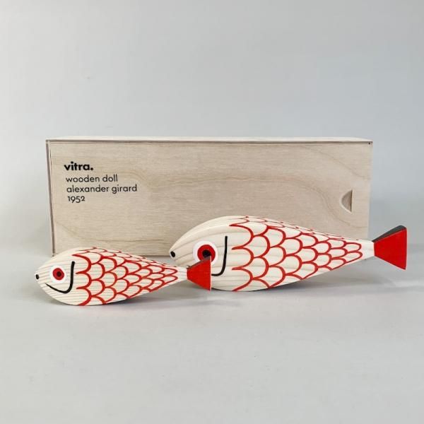 Vitra Wooden Dolls Mother Fish & Child - MID-Century MODERN Vitra Wooden Dolls Mother Fish & Child - MID-Century MODERN