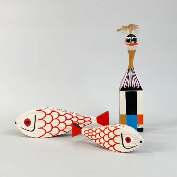 Vitra Wooden Dolls Mother Fish & Child - MID-Century MODERN