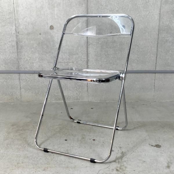 ご確認よろしくお願いいたしますANONIMA CASTELLI / PLIA CHAIR 折り畳みクリアチェア