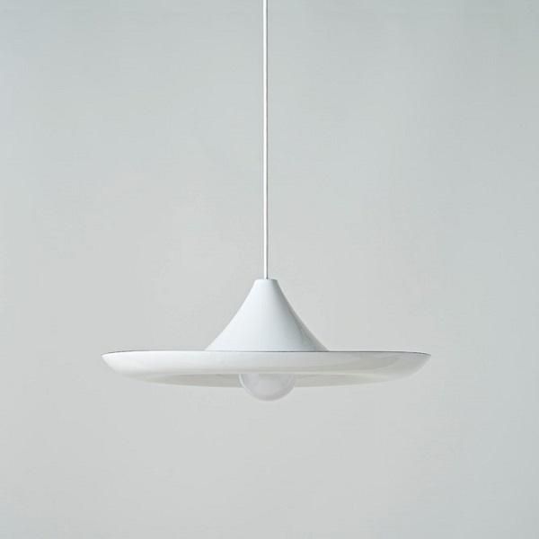 美品　カポディモンテ　シルクシェード　ライト Curl Pendant Lamp L - MID-Century MODERN