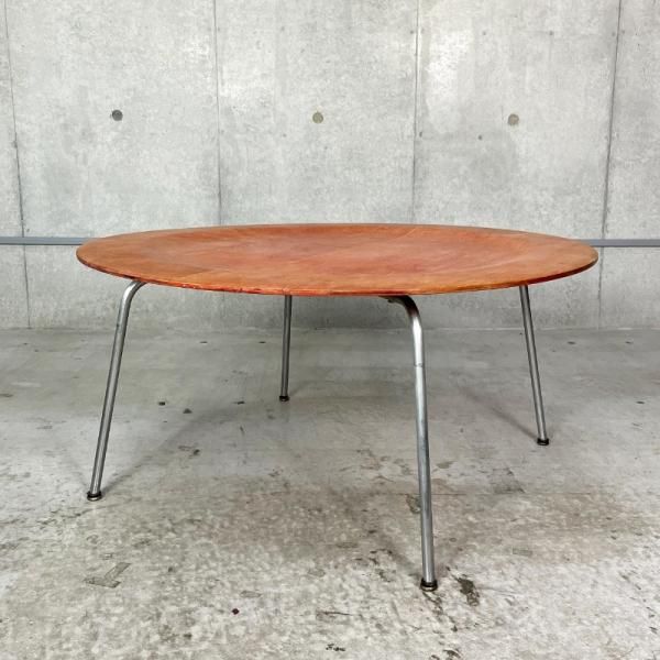 アルテミデ　ミラノ　コーヒーテーブル THE CAFE TABLE / リノリウム Black Steel トライアングル 3pin