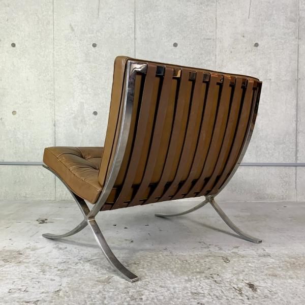 BARCELONA CHAIR 1 SEAT Leather Brown / バルセロナチェア