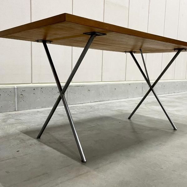 X-Leg Table #8430-X - MID-Century MODERN X-Leg Table #8430-X - MID-Century MODERN