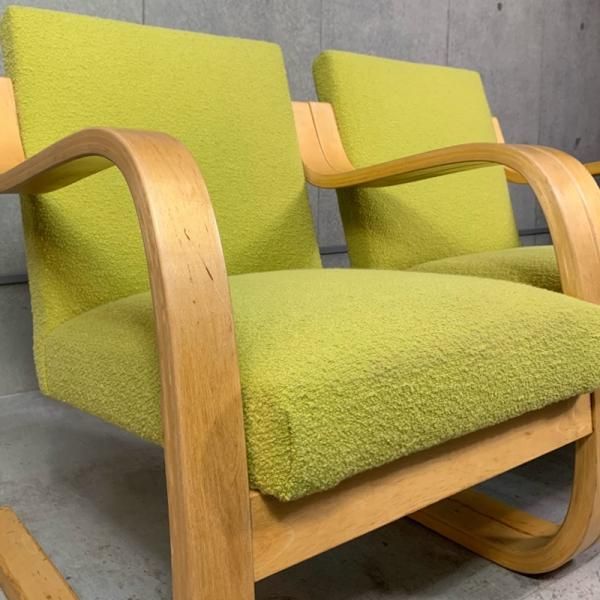 まもなく終了 AALTO アアルト 50年代ヴィンテージ アーム チェア402 北欧家具 talo フィンランド製 アルヴァ・アアルト/Alvar Aalto
