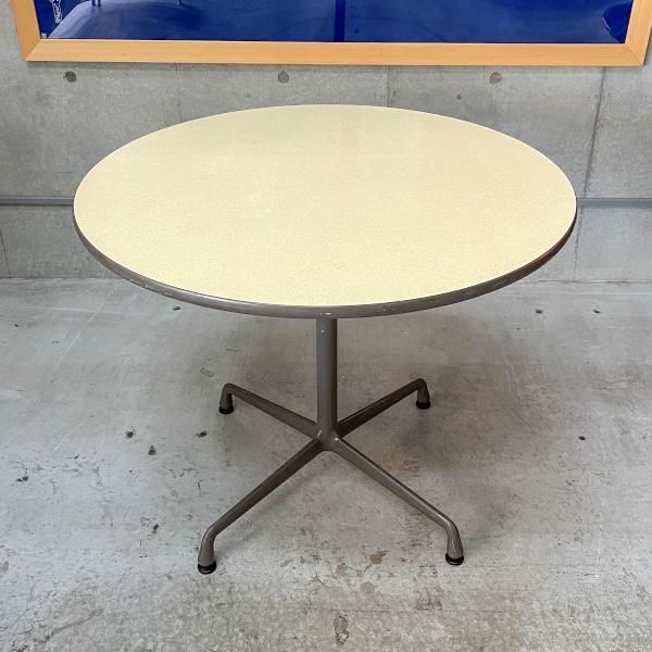 ハーマンミラー ヴィンテージ イームズ ユニバーサルベース ラウンド テーブル Herman Miller/ハーマンミラー イームズ ユニバーサルベース