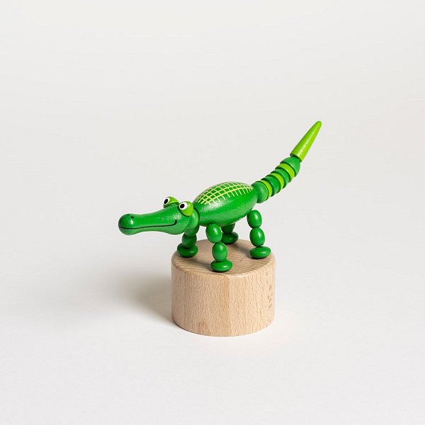 PUSH UP TOY ALLIGATOR / DETOA