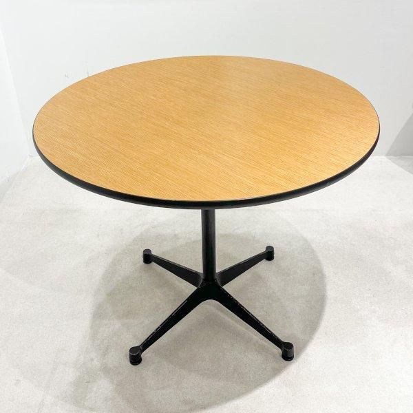 90s ヴィンテージ メタリック ラウンドテーブル ダイナー仕様 レトロモダン TA-2704 レトロでかっこいいセンターテーブル｜幅90cm