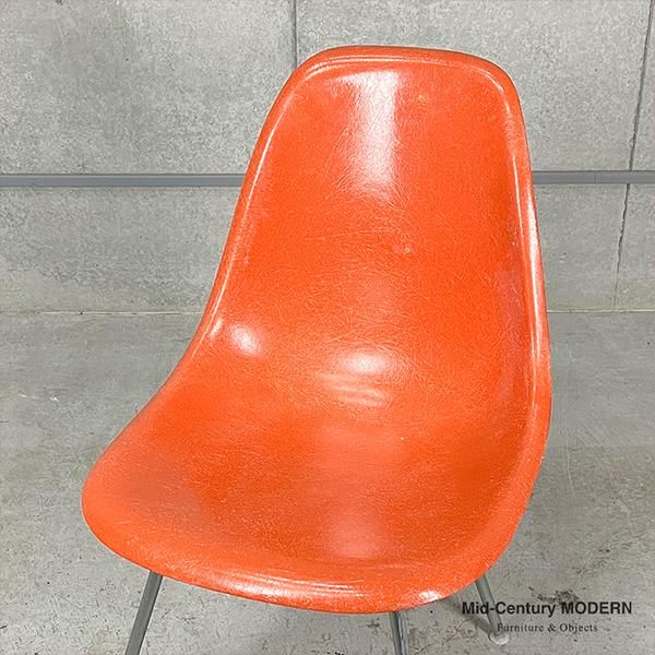イームズ　Side Shell   青　オリジナル Eames Side Shell Chair (Girard Too Stripe Orange)