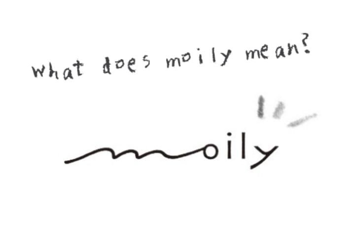 What does moily mean?