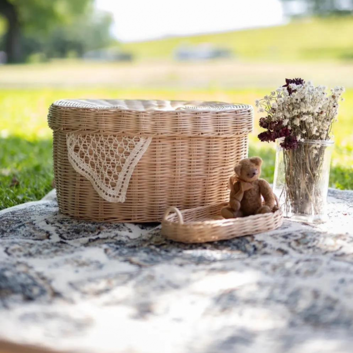 Amazon.com: GIB Wicker Cube Storage Bins for Shelves with