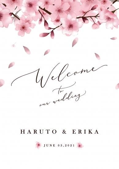 桜 【welcomeボード】 表札 オーダー 珍しかっ