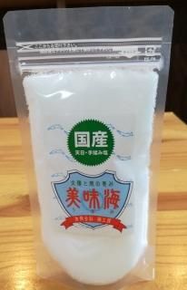 天日・手もみ塩「美味海うまみ・大粒」 1kg - おいしいお米と自家製
