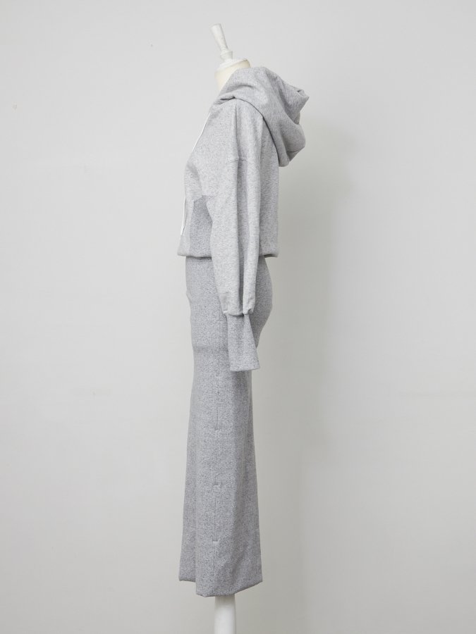 Front Slit Hoodie Dress - Rosarymoon OFFICIAL WEB STORE