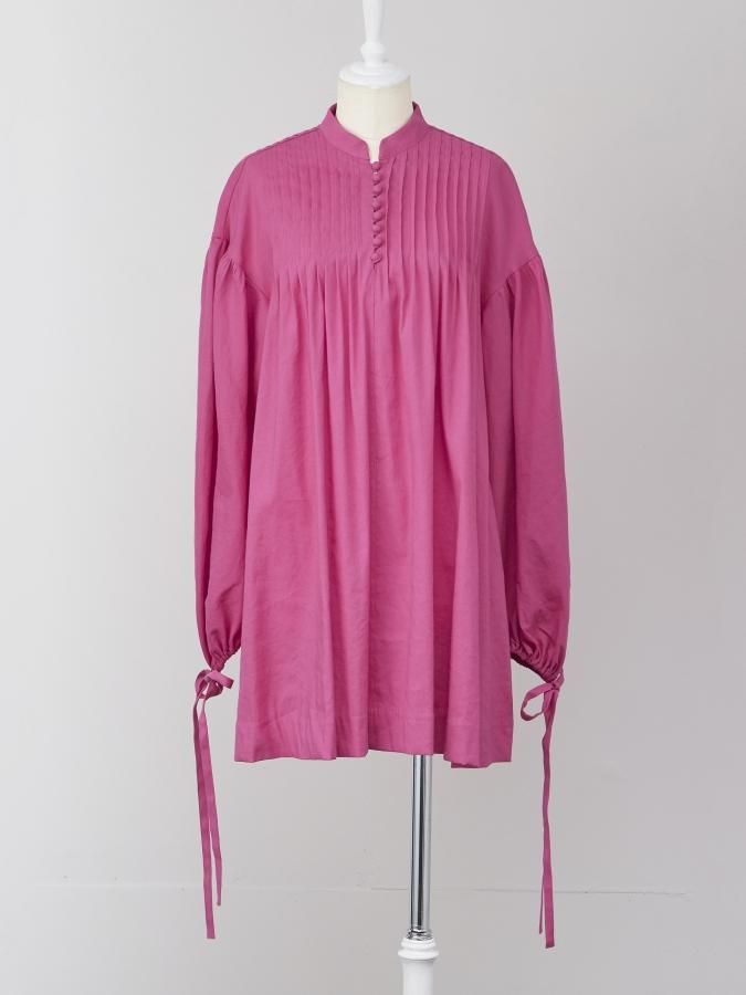 陰山織物謹製 【rosarymoon】Pintuck Flare Tunic | tatihome.com