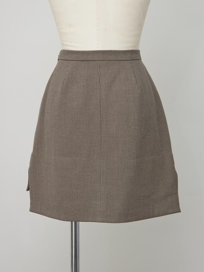 Rosarymoon Irregular Mini Skirt ブラウン 36 - library.iainponorogo