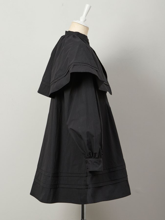 Cape Collar Tunic - ROSARYMOON OFFICIAL WEB STORE