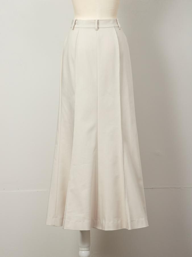 Double Satin Panel Skirt - ROSARYMOON OFFICIAL WEB STORE