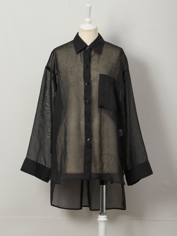 Soft Organdy Sheer Shirt