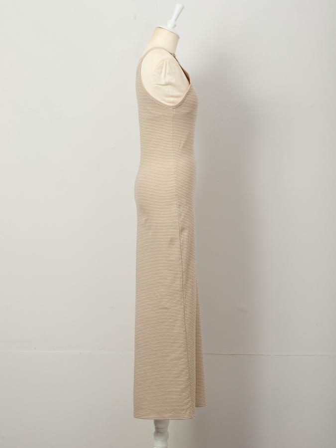 Bias Check Panel Dress - ROSARYMOON OFFICIAL WEB STORE
