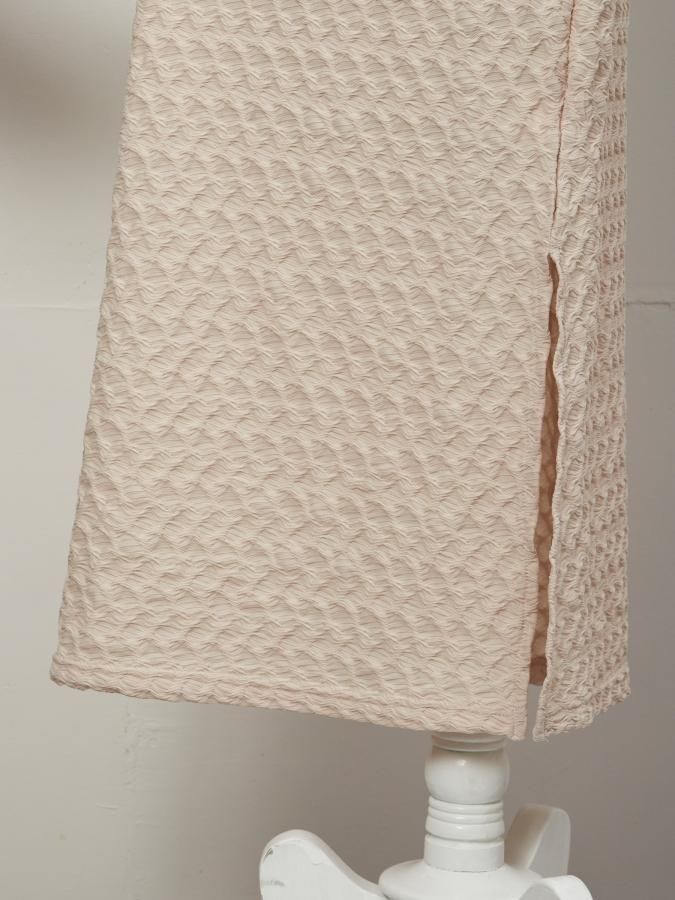Back Open Fit Dress - ROSARYMOON OFFICIAL WEB STORE