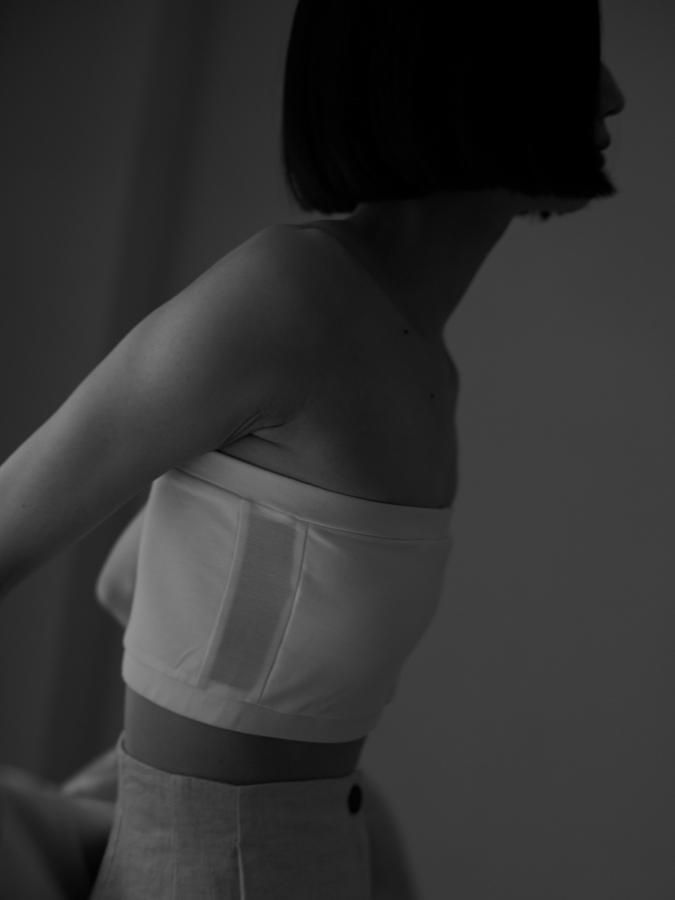 トップス Rosarymoon Sheer Organdy Bra Top Sheer Organdy Bra Top - ROSARYMOON OFFICIAL WEB STORE