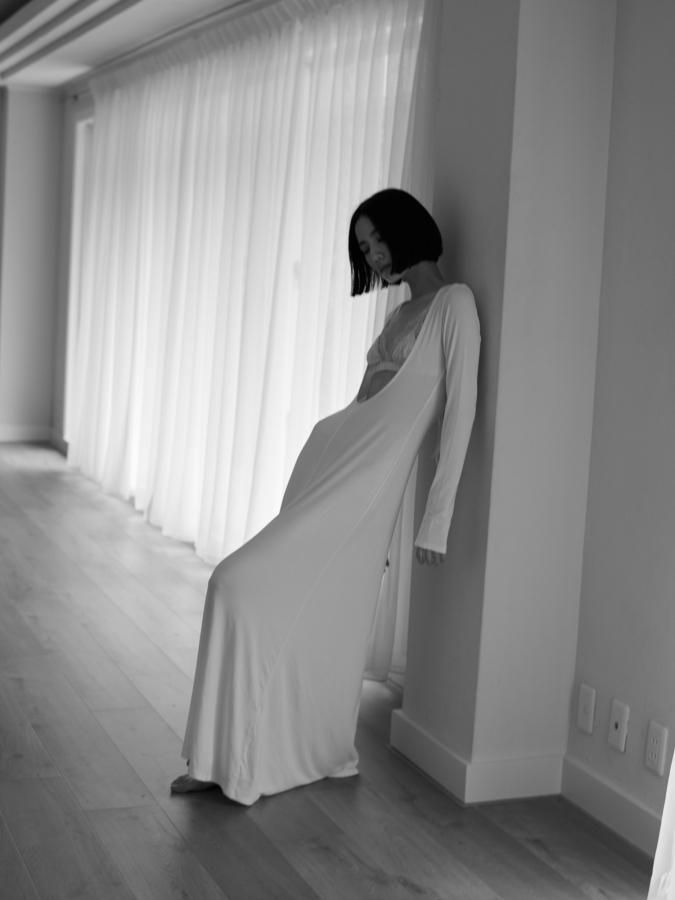 BASIC~ Layered Bare Dress - ROSARYMOON OFFICIAL WEB STORE BASIC~ Layered Bare Dress - ROSARYMOON OFFICIAL WEB STORE