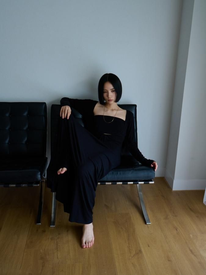 BASIC~ Layered Bare Dress - ROSARYMOON OFFICIAL WEB STORE BASIC~ Layered Bare Dress - ROSARYMOON OFFICIAL WEB STORE