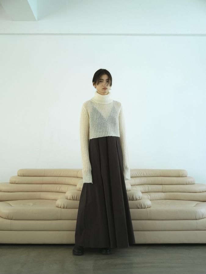 Tuck＆Flare Cami Dress - ROSARYMOON OFFICIAL WEB STORE