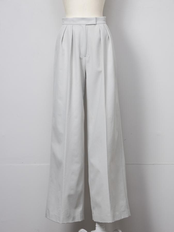 High-waist Tuck Pants
