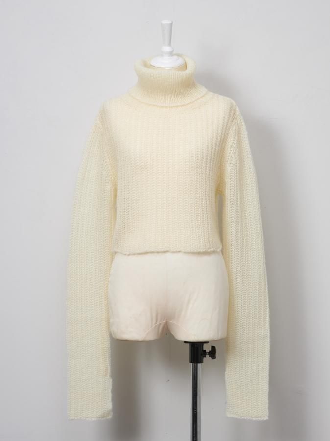 Turtle Neck Mohair Pullover