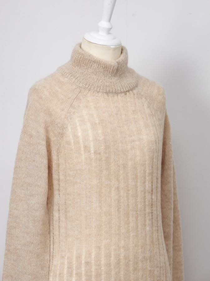 Rosarymoon Back Open Mohair Dress