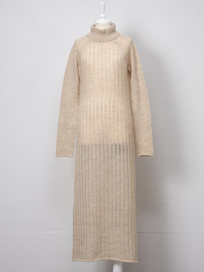 Back Open Mohair Dress