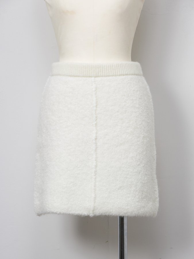 Fluffy Knit Skirt - ROSARYMOON OFFICIAL WEB STORE