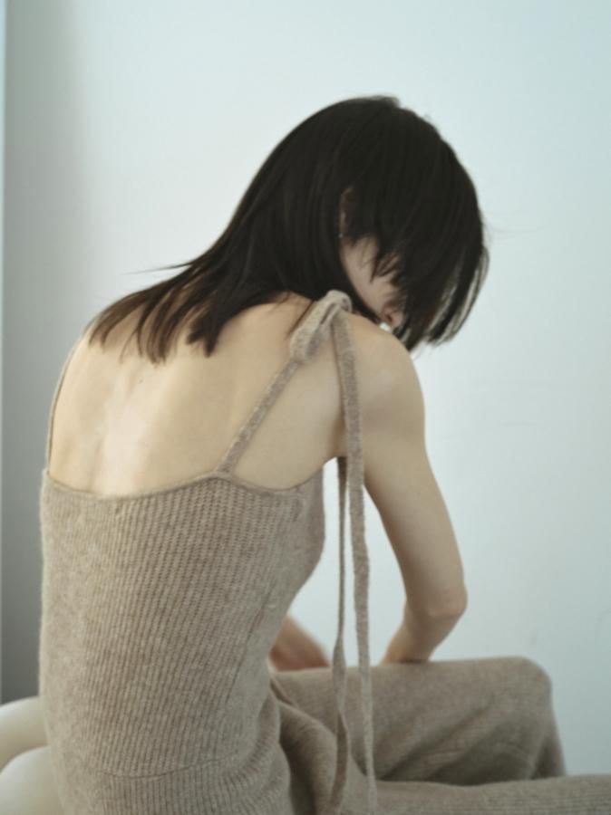 Alpaca Knit Romper - ROSARYMOON OFFICIAL WEB STORE