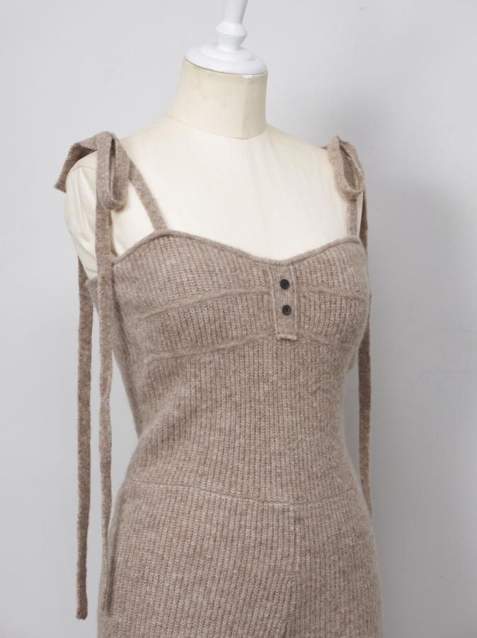 rosarymoon ロンパース Alpaca Knit Romper - ROSARYMOON OFFICIAL WEB STORE