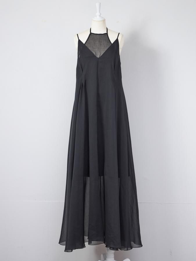 Sheer Tuck&Flare Cami Dress - ROSARYMOON OFFICIAL WEB STORE Sheer Tuck&Flare Cami Dress - ROSARYMOON OFFICIAL WEB STORE