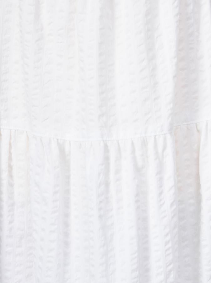 Side Open Tiered Skirt - ROSARYMOON OFFICIAL WEB STORE