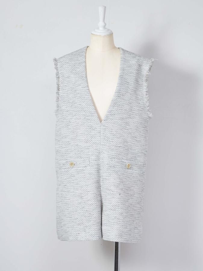 V-neck Tweed All-in-one - ROSARYMOON OFFICIAL WEB STORE V-neck Tweed All-in-one - ROSARYMOON OFFICIAL WEB STORE