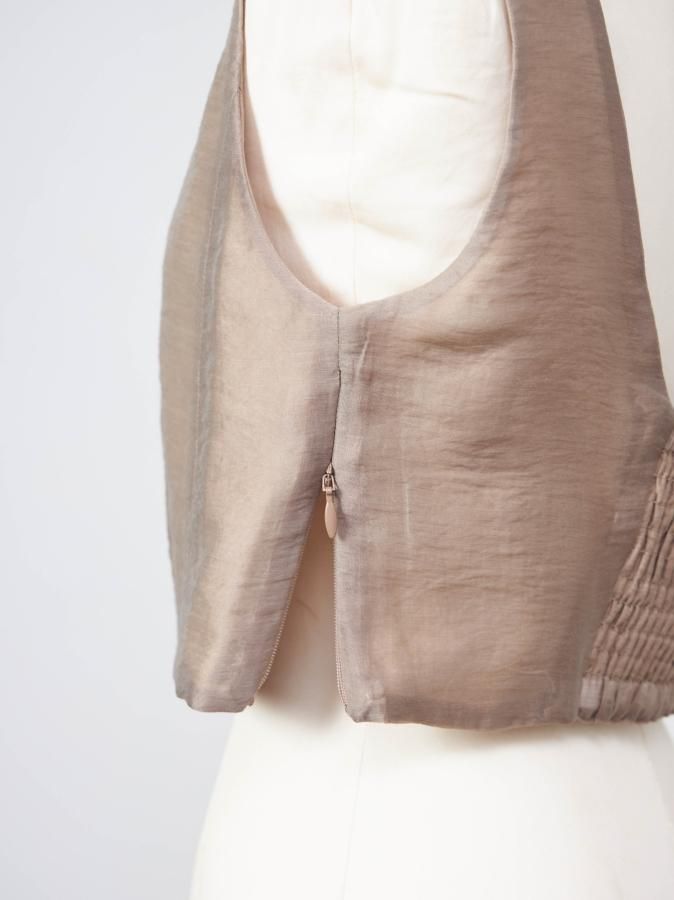 Sheer Organdy Bra Top - ROSARYMOON OFFICIAL WEB STORE