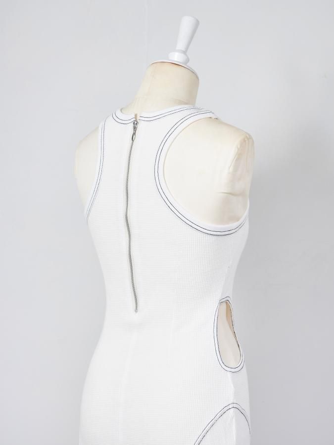 Side Open Thermal Dress - ROSARYMOON OFFICIAL WEB STORE Side Open Thermal Dress - ROSARYMOON OFFICIAL WEB STORE