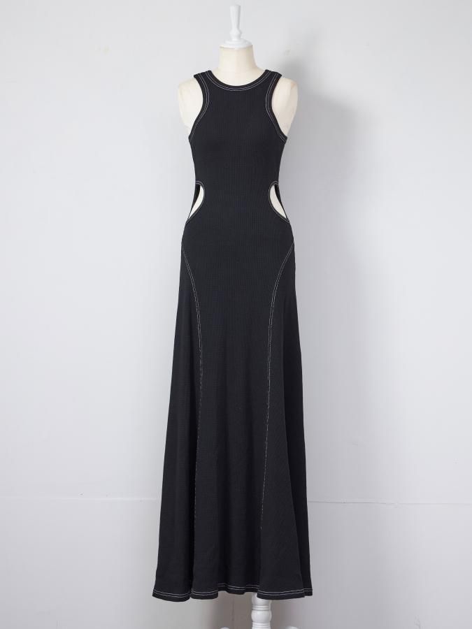Side Open Thermal Dress - ROSARYMOON OFFICIAL WEB STORE Side Open Thermal Dress - ROSARYMOON OFFICIAL WEB STORE