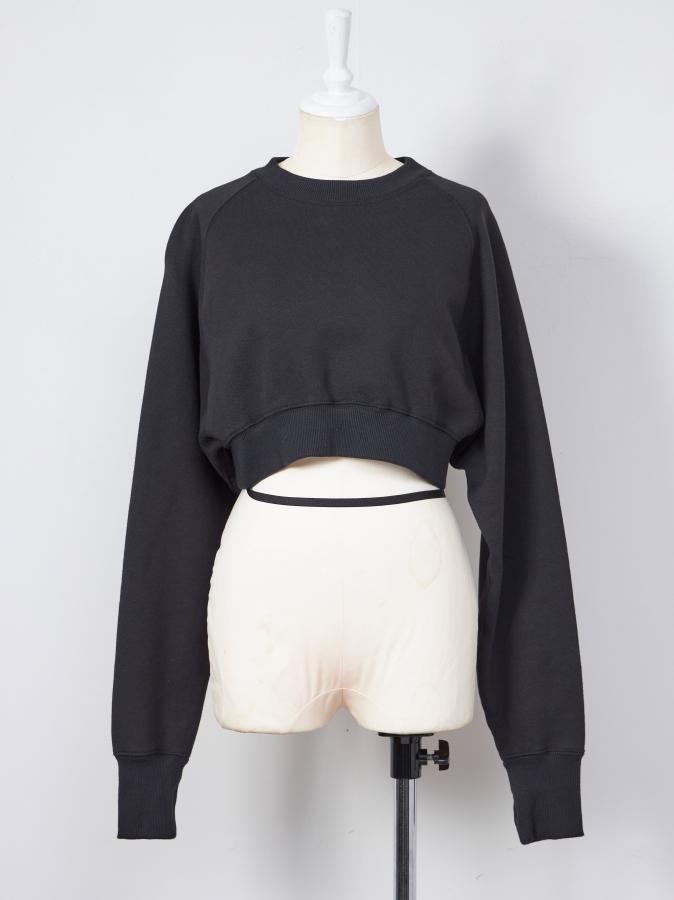 BASIC~ Short Sweat Top - ROSARYMOON OFFICIAL WEB STORE BASIC~ Short Sweat Top - ROSARYMOON OFFICIAL WEB STORE