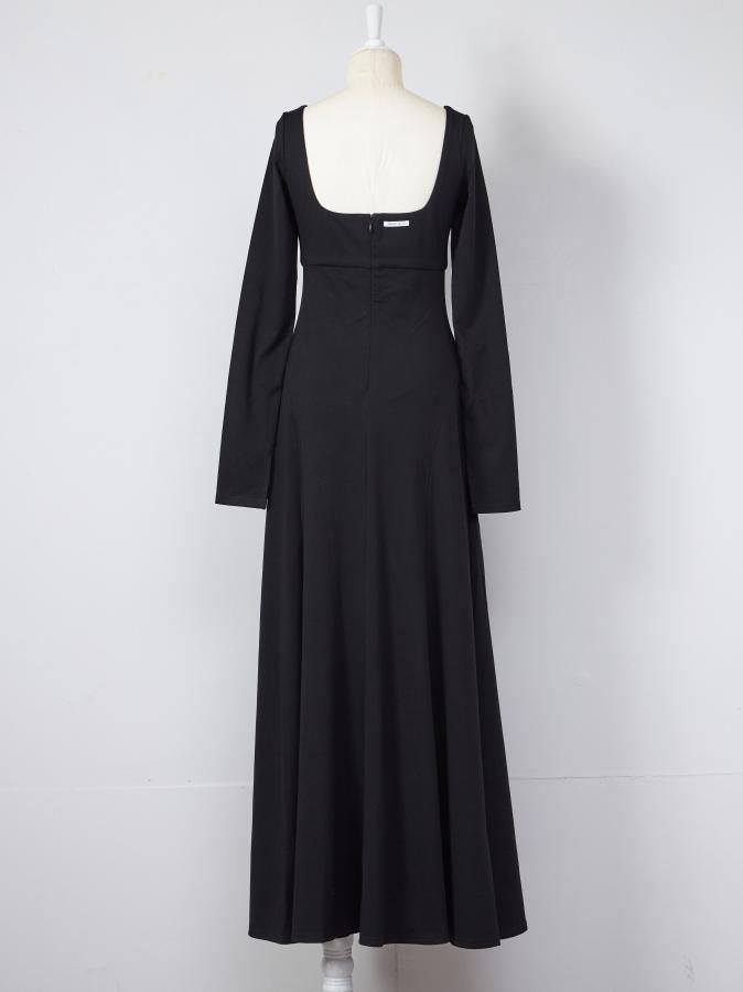 Alpaca Front Open Dress - ROSARYMOON OFFICIAL WEB STORE