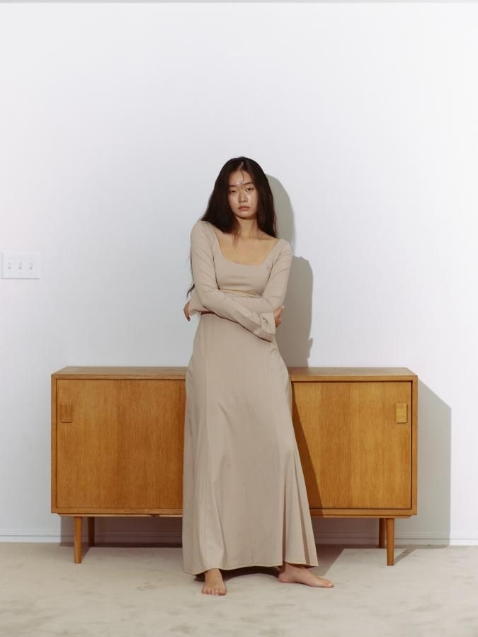 BASIC~ Front Open Dress - ROSARYMOON OFFICIAL WEB STORE BASIC~ Front Open Dress - ROSARYMOON OFFICIAL WEB STORE