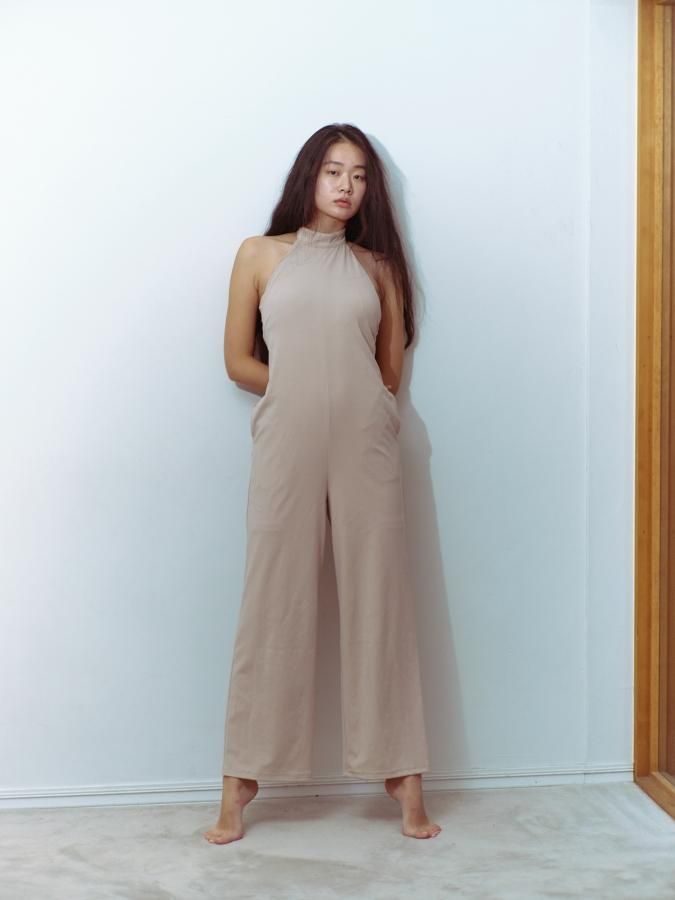 BASIC~ Halter-neck All-in-one - ROSARYMOON OFFICIAL WEB STORE