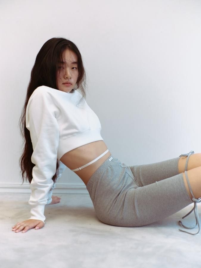 BASIC~ Ribbon Leggings - ROSARYMOON OFFICIAL WEB STORE BASIC~ Ribbon Leggings - ROSARYMOON OFFICIAL WEB STORE