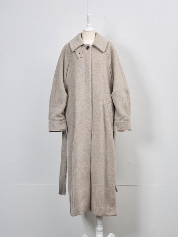Belted Long Coat - ROSARYMOON OFFICIAL WEB STORE Belted Long Coat - ROSARYMOON OFFICIAL WEB STORE