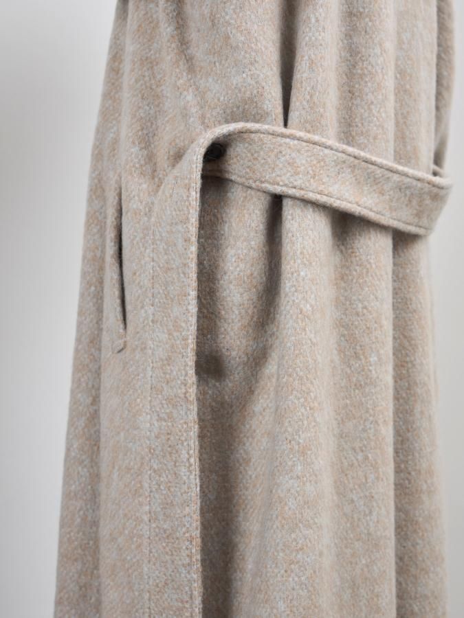 Belted Long Coat - ROSARYMOON OFFICIAL WEB STORE Belted Long Coat - ROSARYMOON OFFICIAL WEB STORE