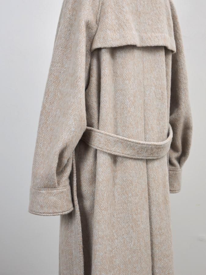 Belted Long Coat - ROSARYMOON OFFICIAL WEB STORE Belted Long Coat - ROSARYMOON OFFICIAL WEB STORE